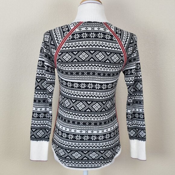 Eddie Bauer Engage Fair Isle Knit Sweater Pullover XS - Picture 5 of 7